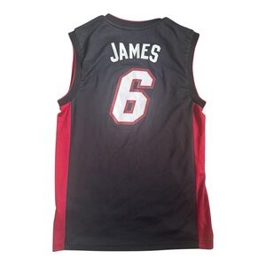 Miami Heat Lebron James #6 2010-11 Adidas Home Swingman Jersey Size: S